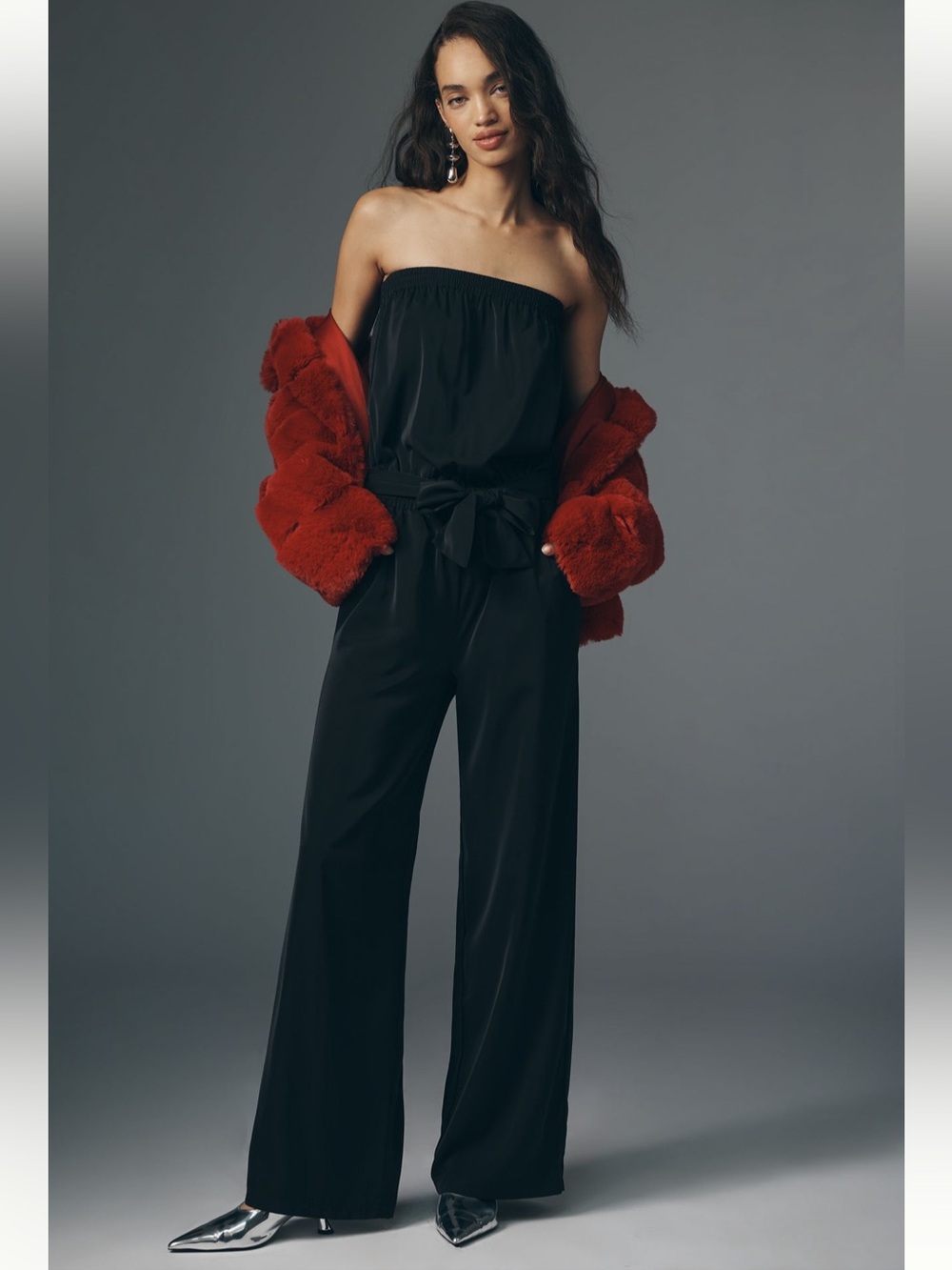 Anthropologie Bishop + Young Gemma Strapless Jumpsuit